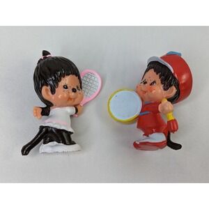Sekiguchi Monchhichi Figure Lot Band Drummer Tennis Player